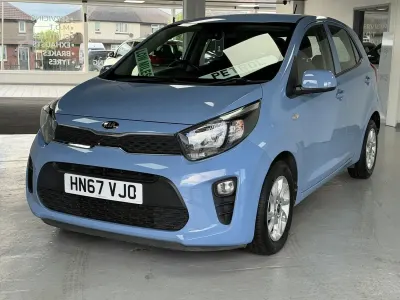 Used Kia Picanto 66 HP (48 kW) 2017 Blue Hatchback