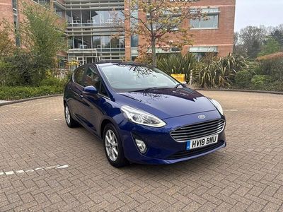 Używany Ford Fiesta Zetec 85 KM (62 kW) 2018 Niebieski Hatchback