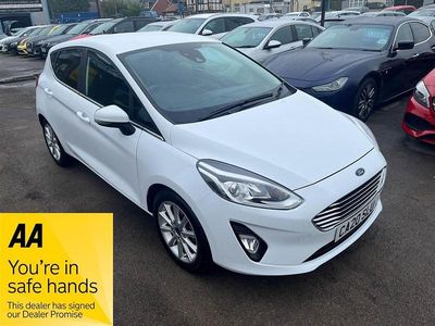 White Used 2020 Ford Fiesta Titanium Hatchback | £8,995 (Fair price)