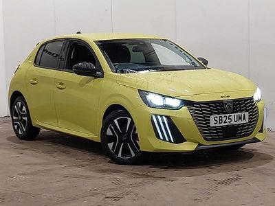 Used Peugeot 208 Allure 101 HP (74 kW) 2025 Yellow Hatchback