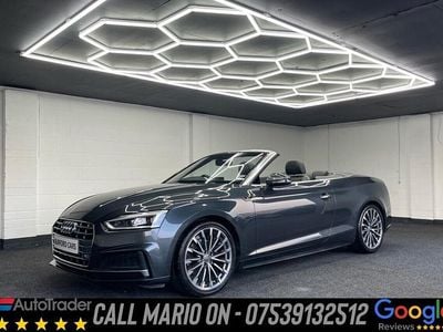 Used Audi A5 Cabriolet S-Line 190 HP (139 kW) 2018 Grey Cabriolet