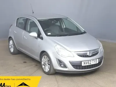 Used Vauxhall Corsa 98 HP (72 kW) 2013 Silver Hatchback