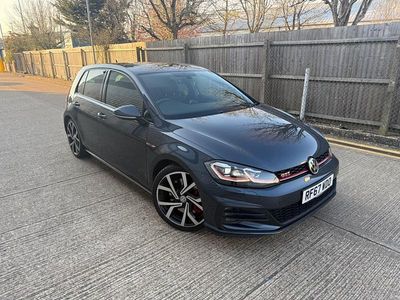 Used VW Golf VII GTI 2017 Blue Hatchback