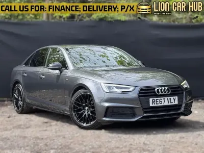 Used Audi A4 Black Edition 150 HP (110 kW) 2017 Grey Sedan