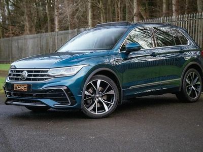 Used VW Tiguan R-line 200 HP (147 kW) 2021 Blue SUV