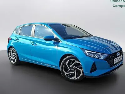 Used Hyundai i20 Premium 101 HP (74 kW) 2022 Blue Hatchback