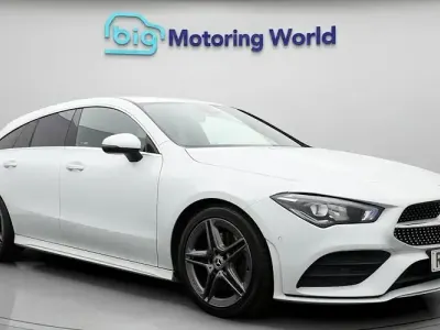 Used Mercedes CLA200 AMG Line Premium 163 HP (119 kW) 2022 White Coupe