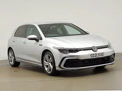 Used VW Golf VIII R-line 130 HP (95 kW) 2021 Silver Hatchback