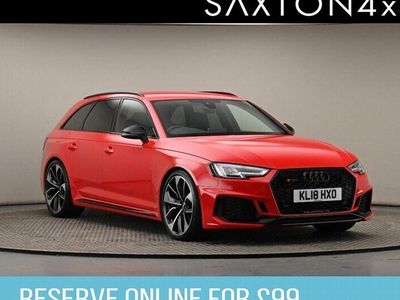 used Audi A4 RS4 Avant (2018/18)RS 4 2.9 TFSI 450PS Quattro Tiptronic auto 5d