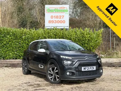 Used Citroën C3 PureTech 2021 Black Hatchback