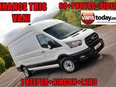 Used Ford Transit 130 HP (95 kW) 2023 White Van