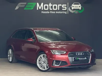 Begagnad Audi A4 S-Line 190 HK (139 kW) 2019 Röd Kombi
