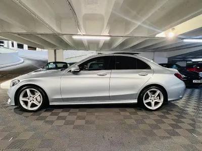 Used Mercedes C300 AMG Line Premium Plus 2016 Silver Sedan