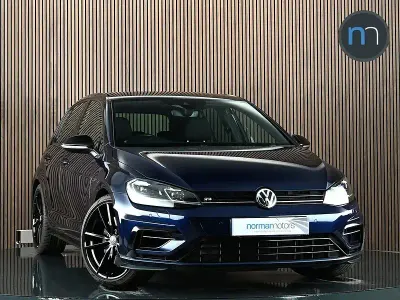 Used VW Golf VII R 2019 Blue Hatchback