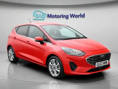 Usado Ford Fiesta Titanium 125 HP (91 kW) 2021 Vermelho Citadino