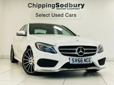 Used Mercedes C220 AMG Line Premium 168 HP (123 kW) 2016 White Sedan