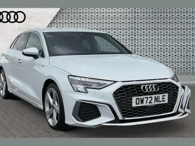 Used Audi A3 S-Line 147 HP (108 kW) 2023 White Sedan