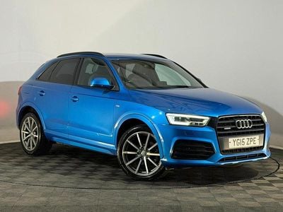 Begagnad Audi Q3 S-line plus 184 HK (135 kW) 2015 Blå SUV