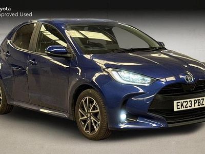 Used Toyota Yaris Hybrid Design 2023 Blue Hatchback