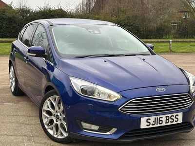 Used Ford Focus Titanium X 125 HP (91 kW) 2016 Blue Hatchback
