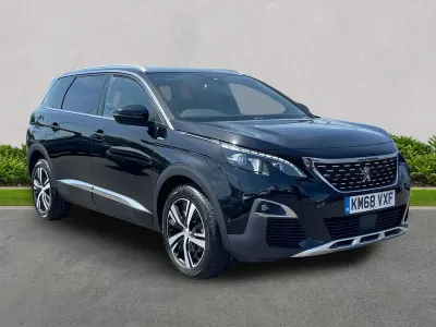 Used Peugeot 5008 GT-line 130 HP (95 kW) 2018 Black SUV