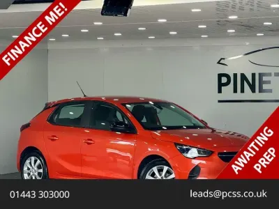 Begagnad Vauxhall Corsa 75 HK (55 kW) 2021 Orange Halvkombi