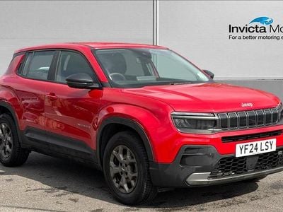 Used Jeep Avenger Longitude 100 HP (73 kW) 2024 Red SUV
