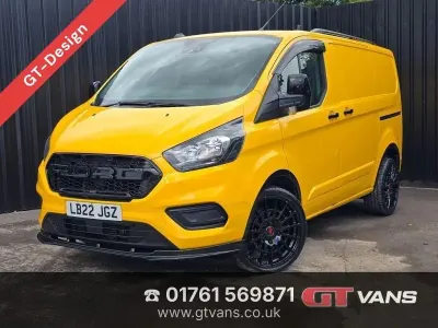 Used Ford Transit Custom 130 HP (95 kW) 2022 Yellow Van