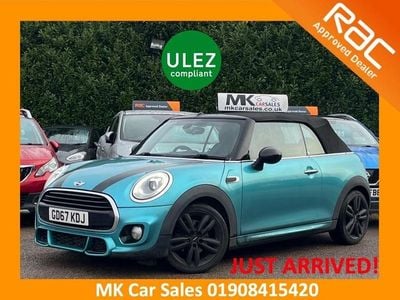 Turquoise Used 2017 Mini Cooper Cabriolet Cabriolet | £11,995 (Good price)