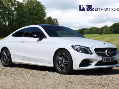 Used Mercedes C200 AMG Line Premium 2019 White Coupe