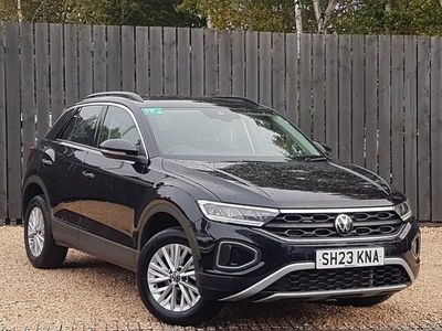 Black Used 2023 VW T-Roc Life SUV | £20,498 (Fair price)