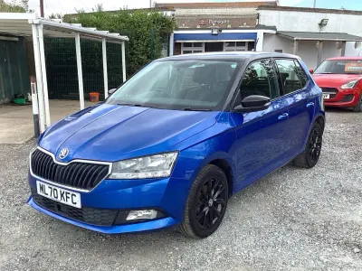 Used Skoda Fabia Colour Edition 95 HP (69 kW) 2020 Blue Hatchback