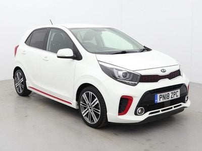 Used Kia Picanto GT-Line 66 HP (48 kW) 2018 White Hatchback