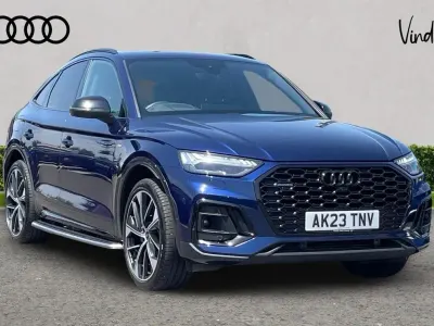 Used Audi Q5 Advanced 261 HP (191 kW) 2023 Blue SUV