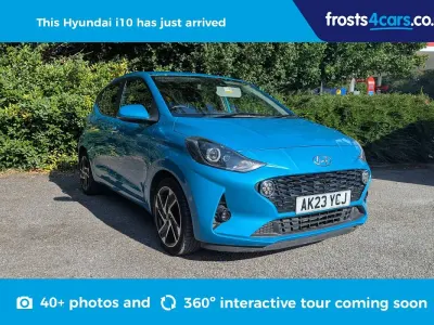 Used Hyundai i10 Premium 2023 Turquoise Hatchback