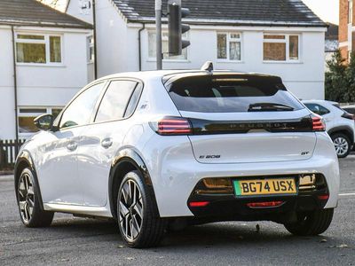 White Used 2024 Peugeot e-208 GT Hatchback | £19,896 (A bit pricey)