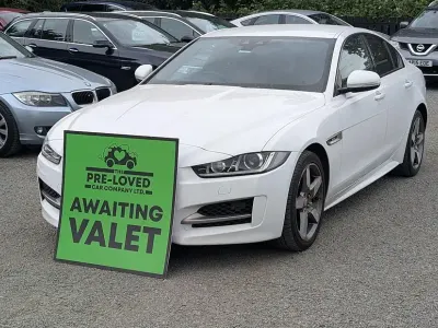 Used Jaguar XE R-Sport 240 HP (176 kW) 2017 White Sedan
