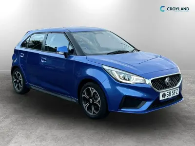 Used MG MG3 Excite 106 HP (77 kW) 2019 Blue Hatchback