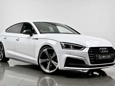 Used Audi A5 Sportback Black Edition 150 HP (110 kW) 2019 White Hatchback
