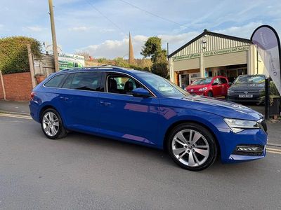 Used Skoda Superb SE L 150 HP (110 kW) 2022 Blue Estate