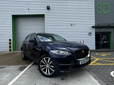Used Jaguar F-Pace Portfolio 180 HP (132 kW) 2017 Blue SUV