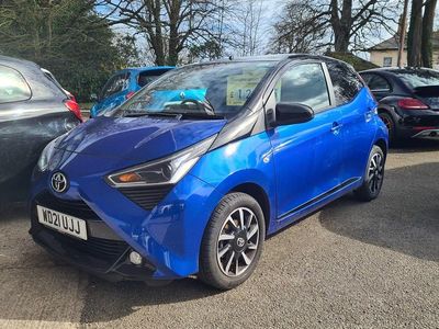 Used Toyota Aygo Trend 72 HP (52 kW) 2021 Blue Hatchback
