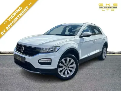 Used VW T-Roc SE 150 HP (110 kW) 2021 White SUV