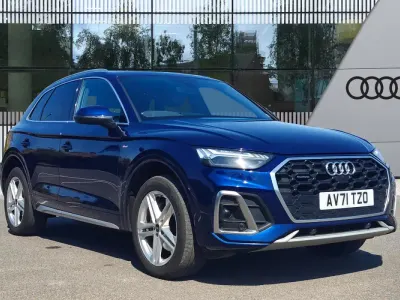 Used Audi Q5 S-Line 2022 Blue SUV
