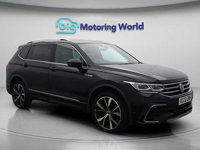 Black Used 2022 VW Tiguan Allspace R-line SUV | £23,500 (Fair price)