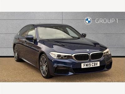 Used BMW 530 M Sport 252 HP (185 kW) 2019 Blue Sedan