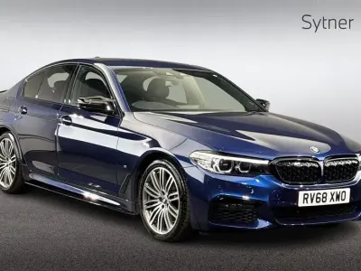 Used BMW 530 M Sport 249 HP (183 kW) 2018 Blue