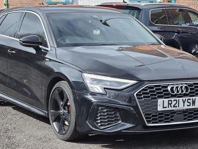 Used Audi A3 Sportback S-Line 150 HP (110 kW) 2021 Black Hatchback