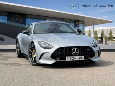 Begagnad Mercedes AMG GT Premium Plus 2024 Silver Sportkupé