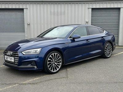 Used Audi A5 Sportback S-Line 252 HP (185 kW) 2017 Blue Hatchback